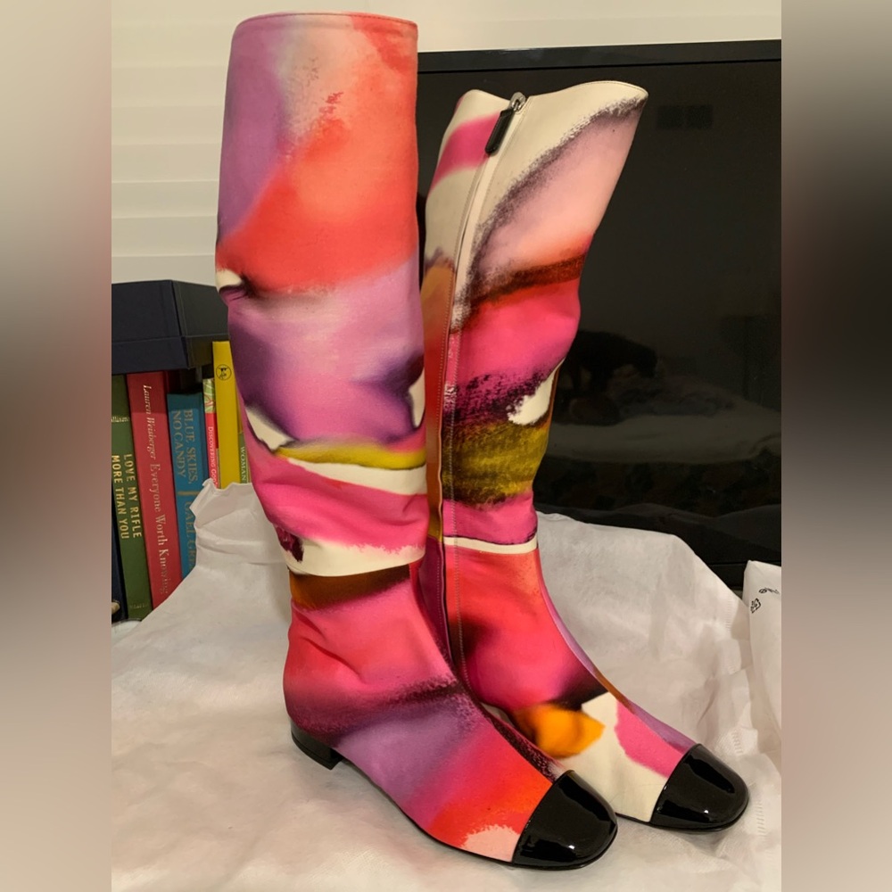Chanel Spring/Summer 2015 Multicolor Boots